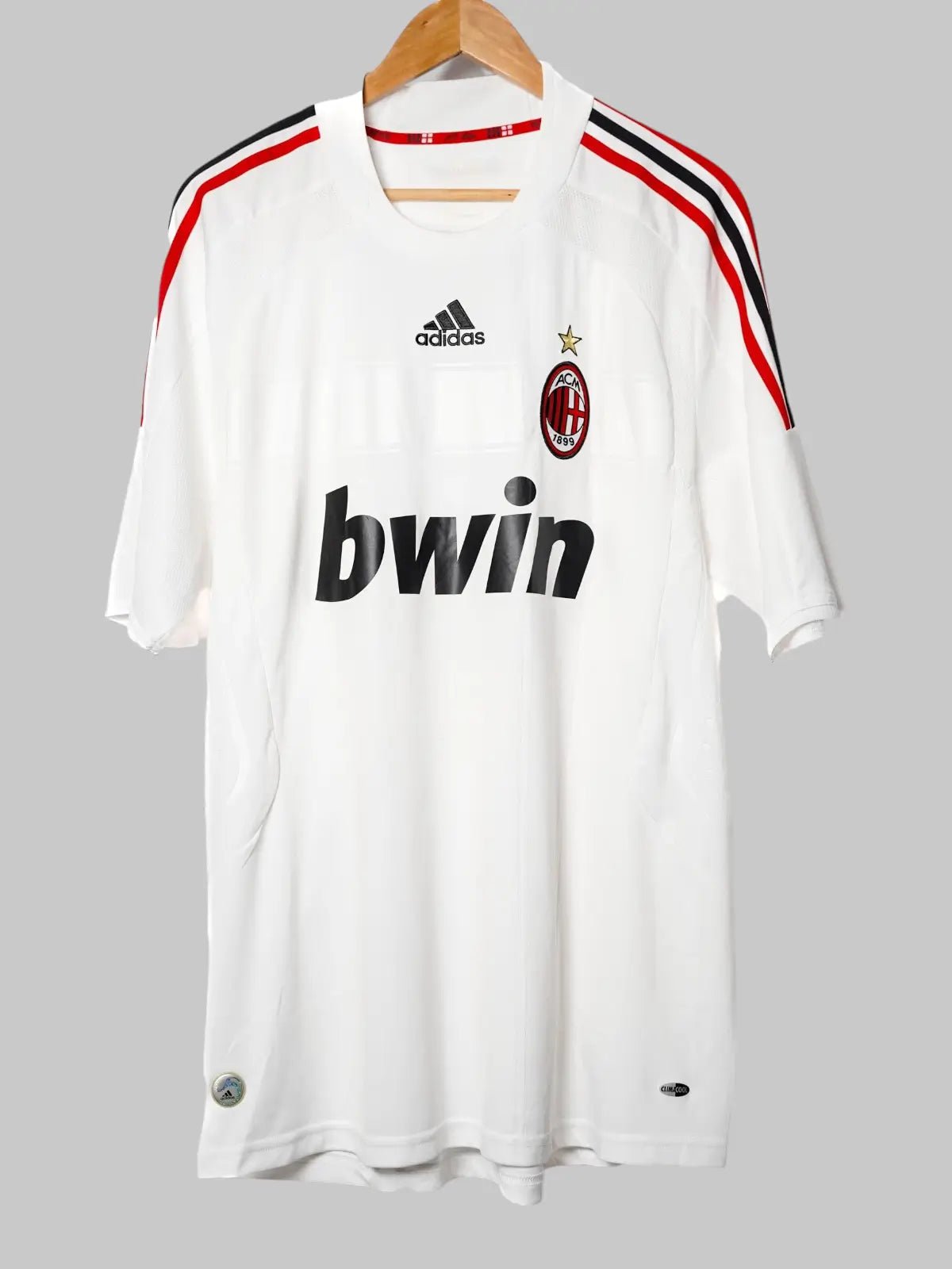 AC MILAN #3 MALDINI 08-09 AWAY 在籍最終シーズン 2008/9 AC Milan Maldini #3 Away Shirt (XL) Adidas – First11