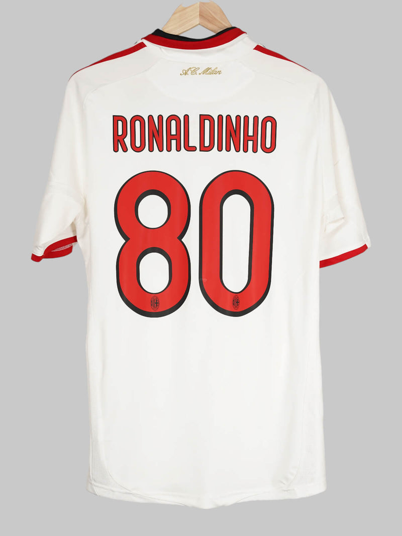 AC Milan Away Shirt 2009/10 Ronaldinho 80 (M)