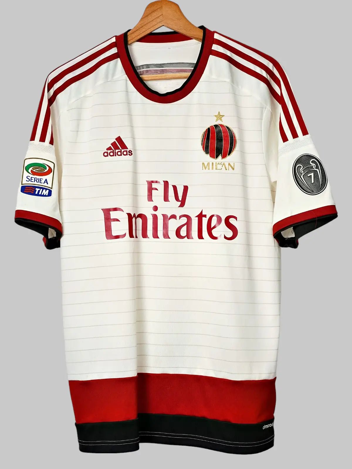 AC Milan Away Shirt 2014/15 De Jong Signed 34 (M)