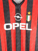 AC Milan Davids #22 Fan Home Shirt Signed (XL)
