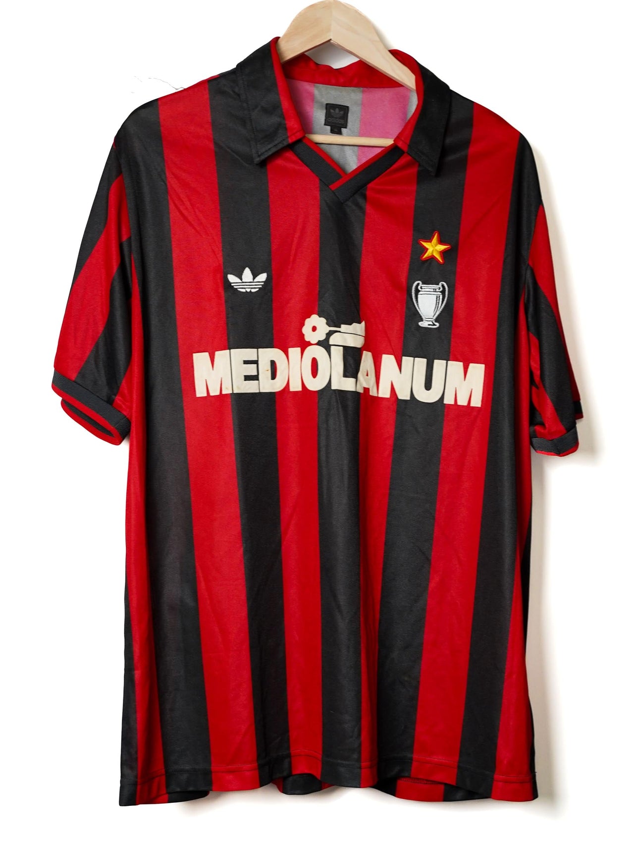 AC Milan Home Shirt 1990/91 Reissue Adidas Originals (XL)