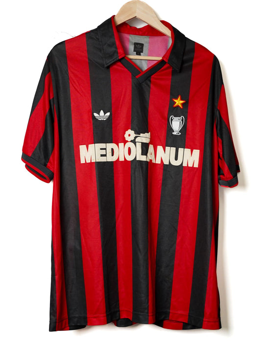 AC Milan Home Shirt 1990/91 Reissue Adidas Originals (XL)