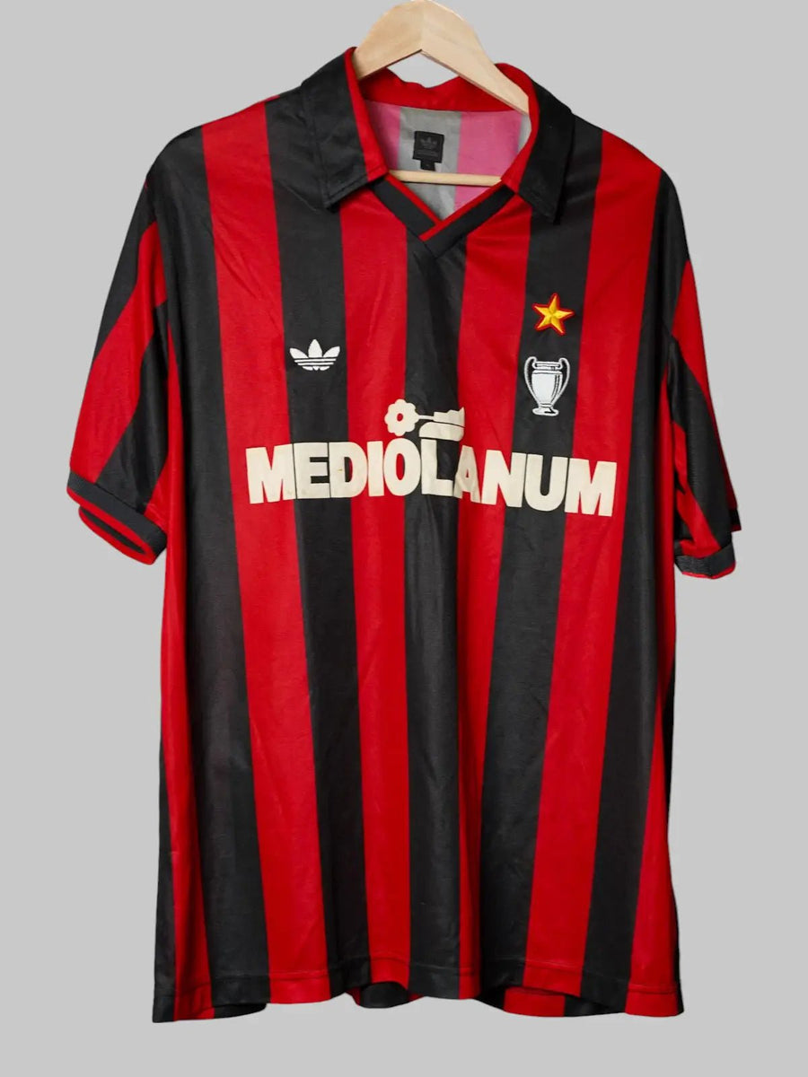 1990/91 AC Milan Home Shirt (XL) Adidas – First11