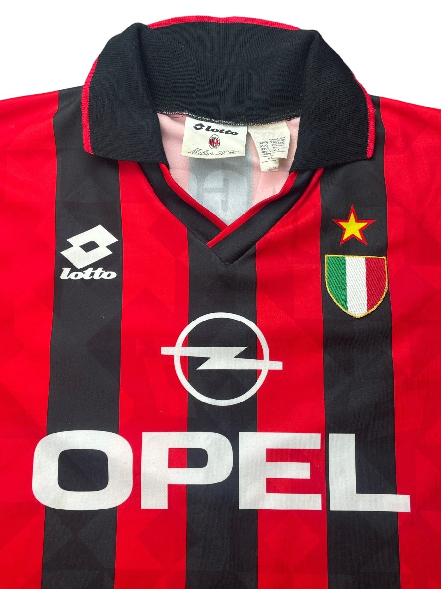 AC Milan Home Shirt 1994/95 Baggio #18 - 9/10 - XL