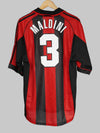 AC Milan Home Shirt 1998/99 Maldini #3 (L)