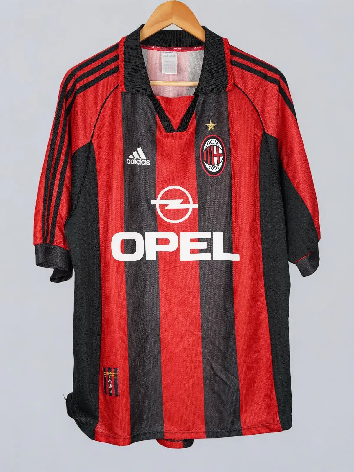 1998/99 AC Milan Shevchenko #7 Home Shirt (XL) Adidas | First11