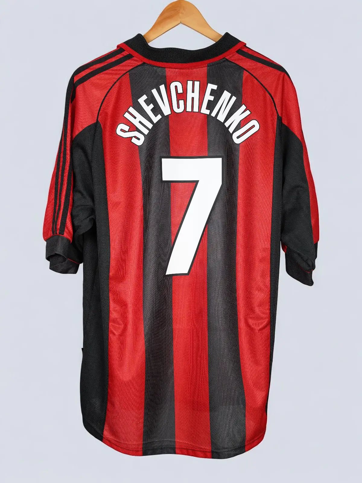 1998/99 AC Milan Shevchenko #7 Home Shirt (XL) Adidas