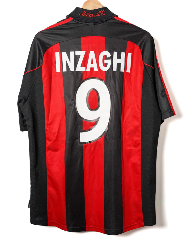 AC Milan Home Shirt 2001/2 Inzaghi 9 (L)