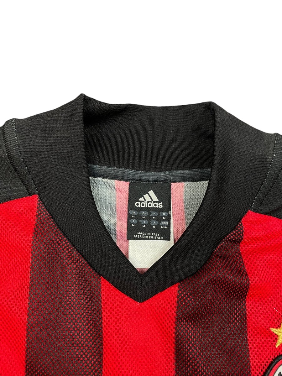 AC Milan Home Shirt 2002/3 - 9/10 - M