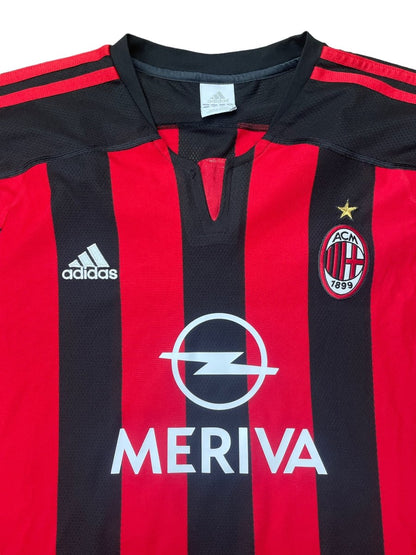 AC Milan Home Shirt 2003/4 - 9/10 - L