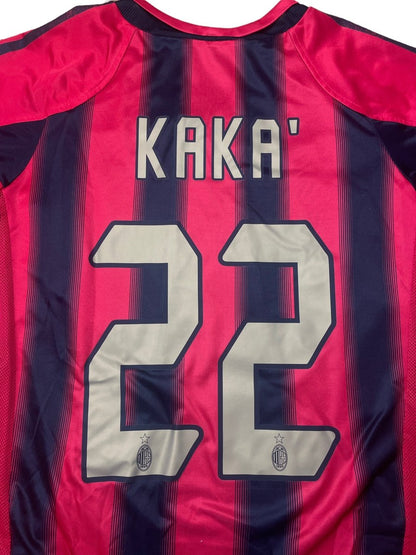 AC Milan Home Shirt 2004/5 Kaka #22 Player Issue - 9/10 - M