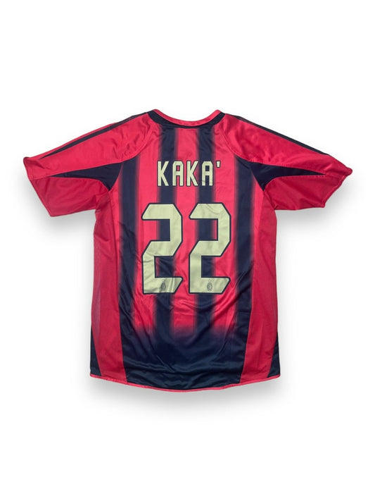 AC Milan Home Shirt 2004/5 Kaka #22 Player Issue - 9/10 - M