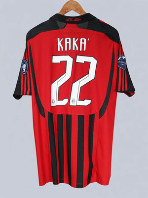 AC Milan Home Shirt 2007/8 Kaka 22 (L)
