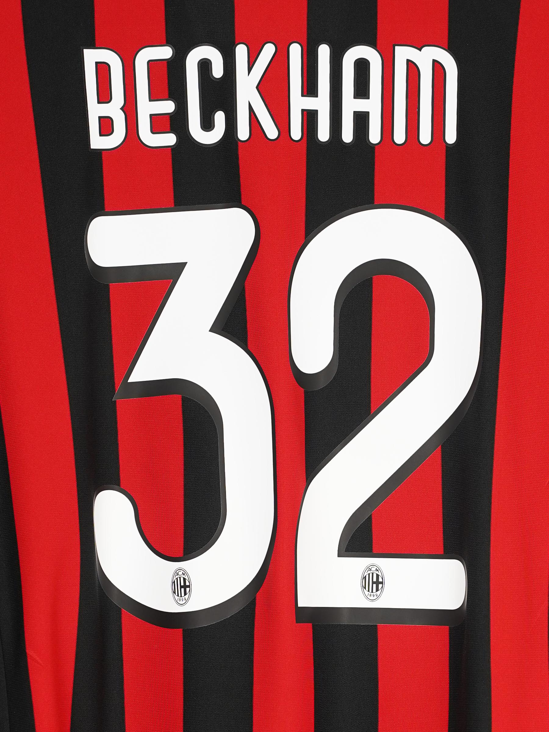 2009/10 AC Milan Beckham #32 Home Shirt (M) Adidas | First11
