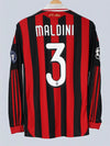 AC Milan Home Shirt 2009/10 L/S Maldini #3 (S)
