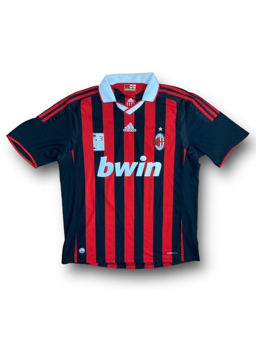 AC Milan Home Shirt 2009/10 Maldini #3 - 9/10 - L