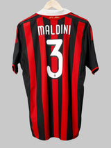 AC Milan Home Shirt 2009/10 Maldini 3 (M)