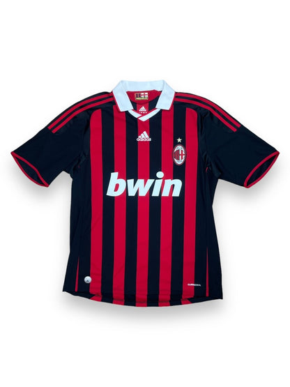 AC Milan Home Shirt 2009/10 Ronaldinho #80 - 9/10 - L