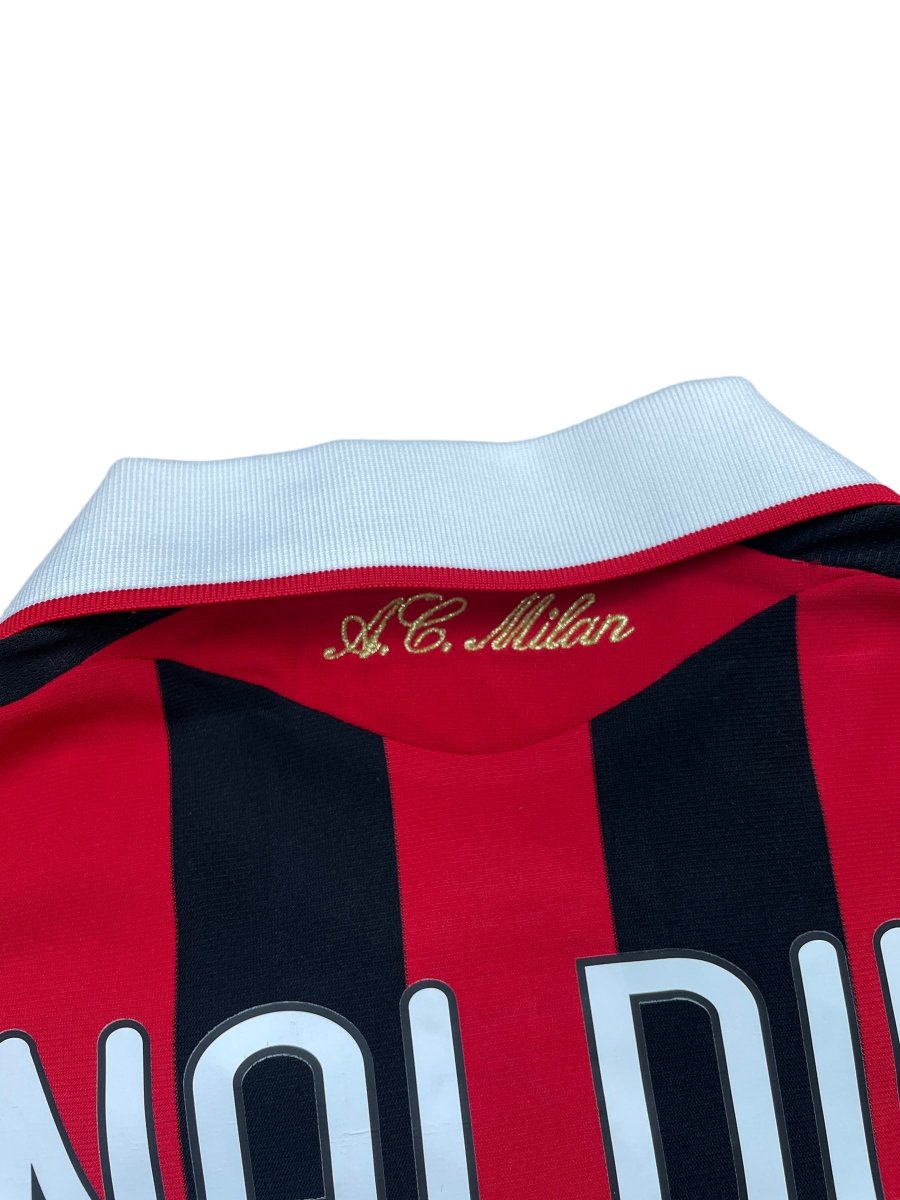 AC Milan Home Shirt 2009/10 Ronaldinho #80 - 9/10 - L