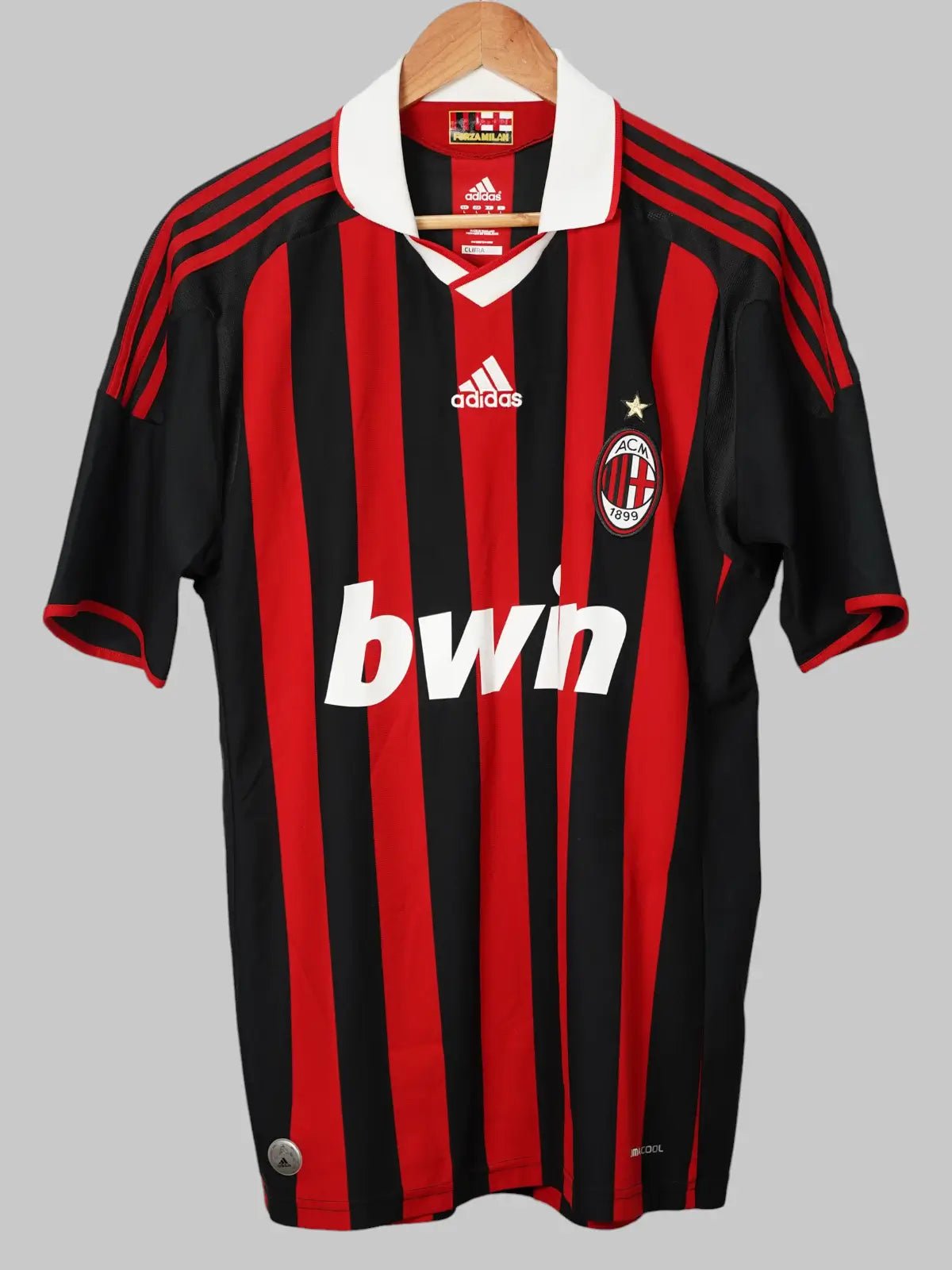 2009/10 AC Milan Ronaldinho #80 Home Shirt (L) Adidas | First11
