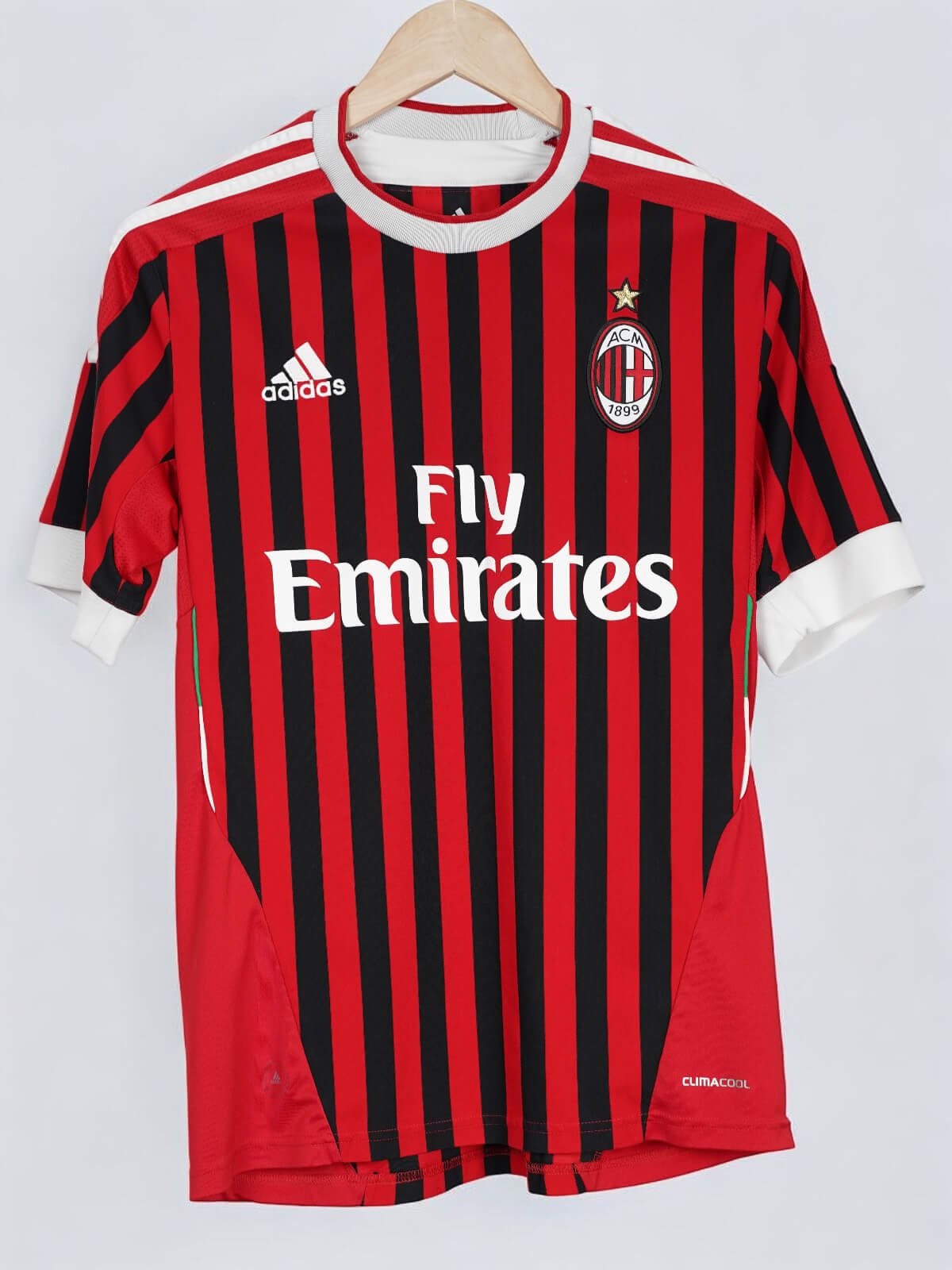 2011/12 AC Milan Ibrahimovic #11 Home Shirt (S) Adidas – First11