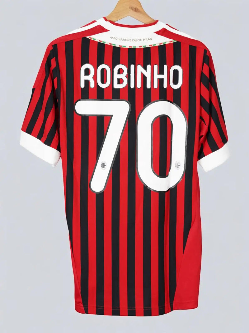 AC Milan Home Shirt 2011/12 Robinho 70 M)