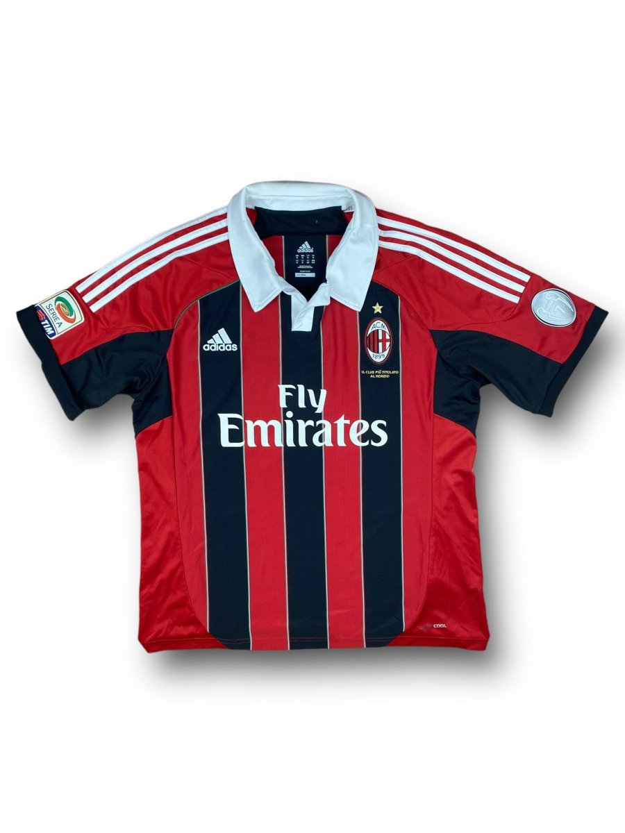 AC Milan Home Shirt 2012/13 Signed by Montolivo - 7/10 - XL