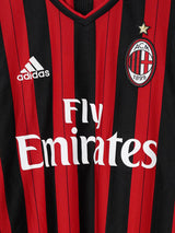 AC MIlan Home Shirt 2013/14 Balotelli 45 (L)