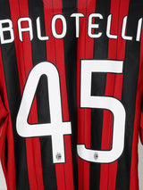 AC MIlan Home Shirt 2013/14 Balotelli 45 (L)