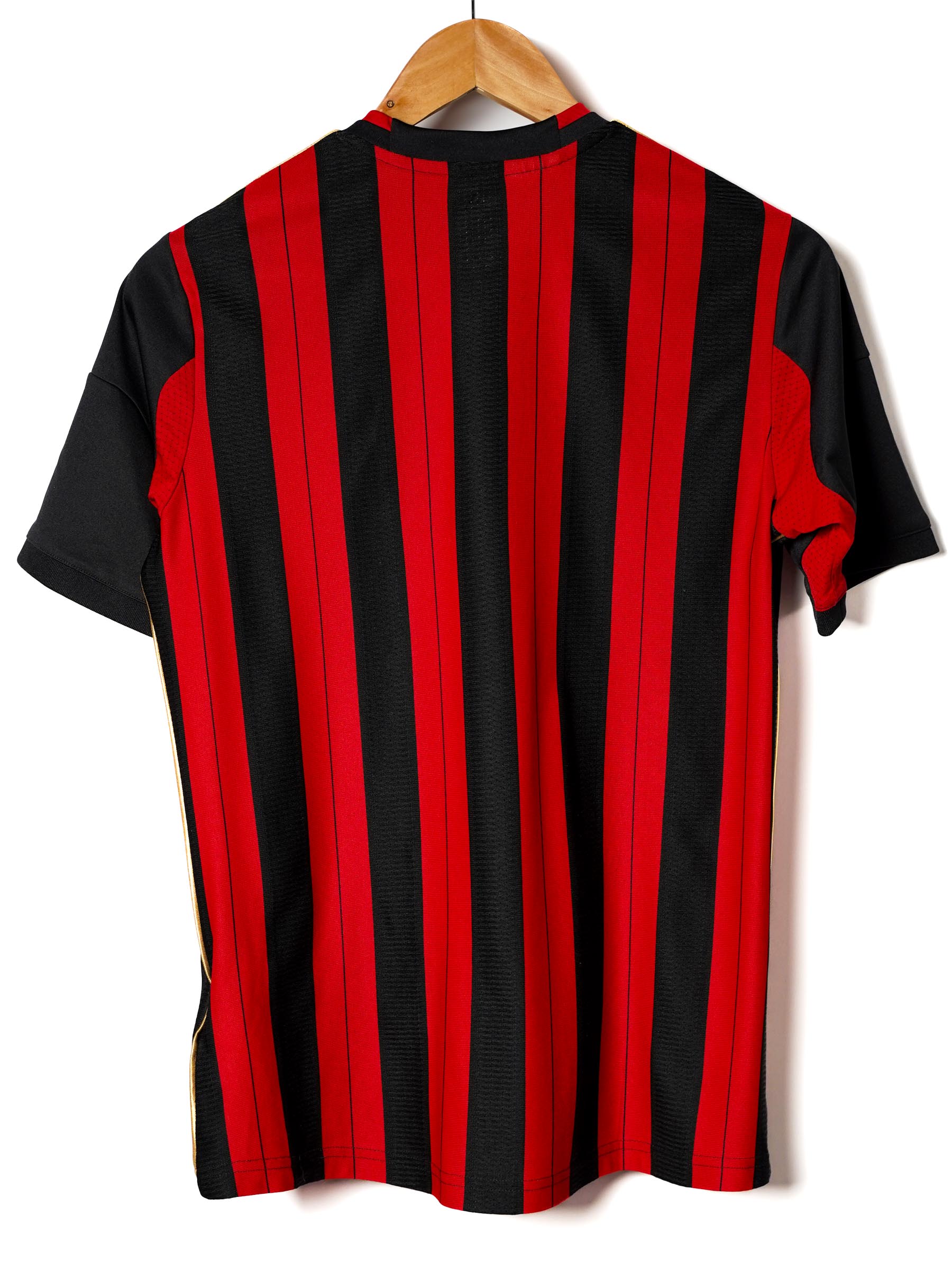 AC Milan シャツ 赤黒 スポンサー OPAL lotto - ACミラン 96-97 ユニホーム ロット OPEL Lサイズ 黒