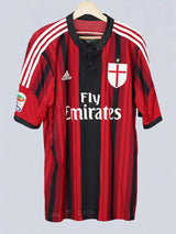 AC Milan Home Shirt 2014/15 Menez 7 Signed (XL)