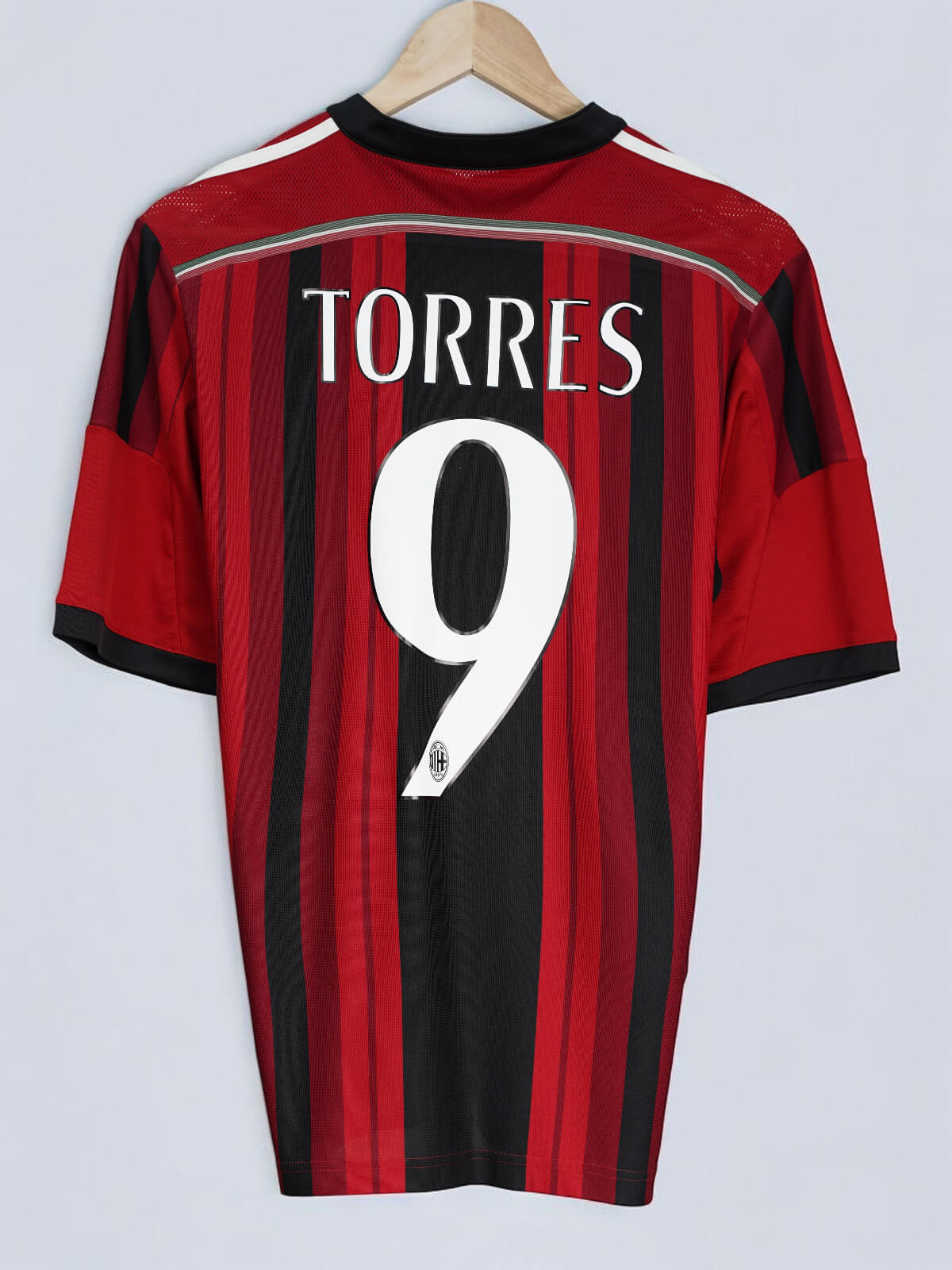 2014/15 AC Milan Torres #9 Home Shirt (S) Adidas – First11