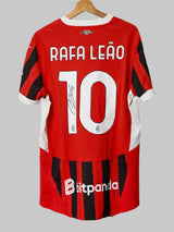 AC Milan Home Shirt 2024/25 Match Issue Signed Rafa Leao 10 (L)