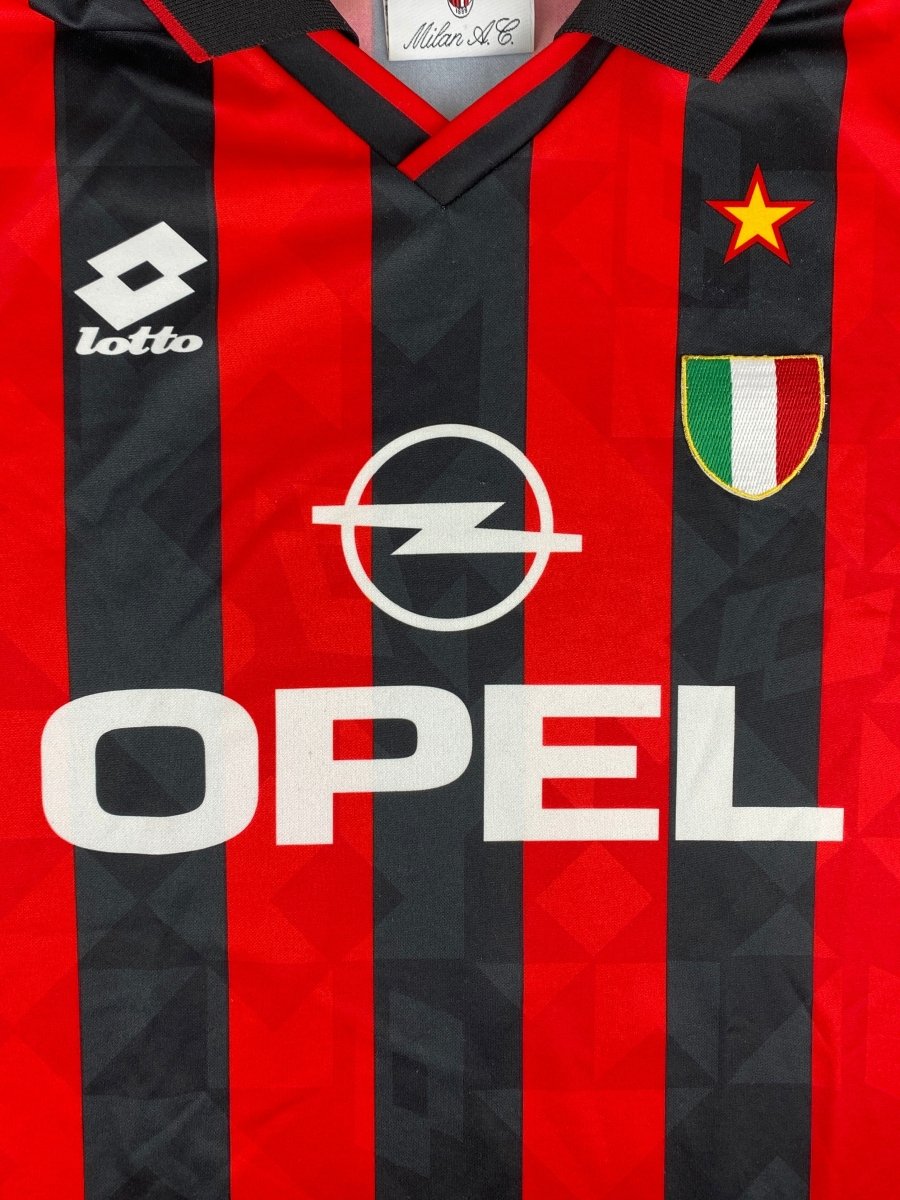 AC Milan Home Shirt Longsleeve 1996/97 - 9/10 - L