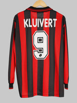 AC Milan Home Shirt L/S 1997/98 Kluivert 9 (L)