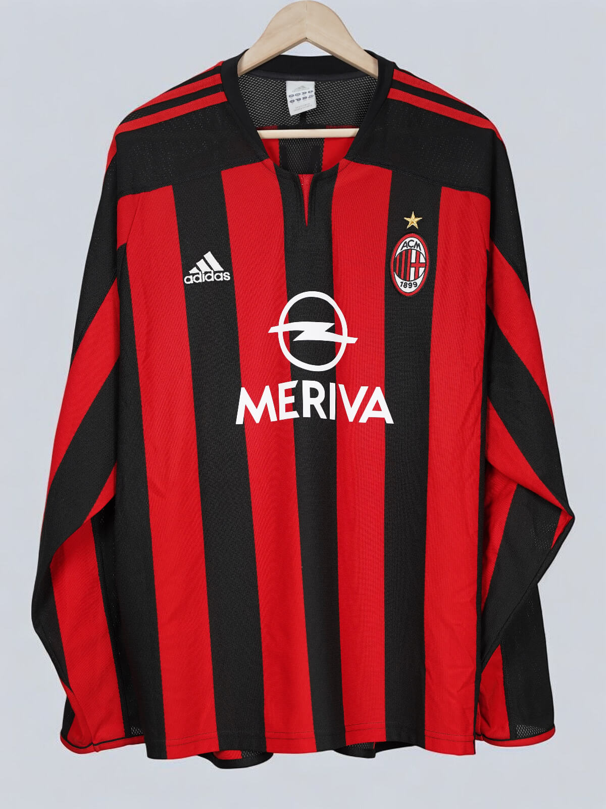 AC Milan Home Shirt L/S 2003/4 Kaka 22 (XL)