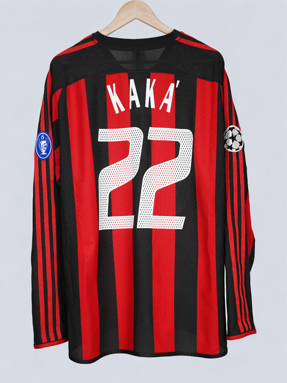 AC Milan Home Shirt L/S 2003/4 Kaka 22 (XL)