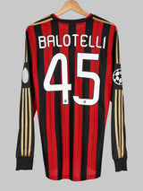 AC Milan Home Shirt L/S 2013/14 Balotelli 45 (M)