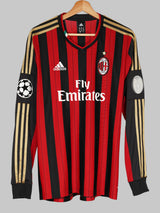 AC Milan Home Shirt L/S 2013/14 Balotelli 45 (M)