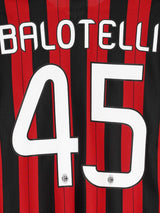 AC Milan Home Shirt L/S 2013/14 Balotelli 45 (M)