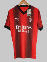AC Milan Home Shirt Player Issue 2023/24 BNWT Rafa Leao 10 (L)