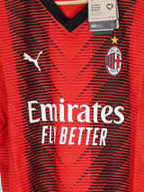 AC Milan Home Shirt Player Issue 2023/24 BNWT Rafa Leao 10 (XL)