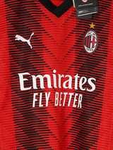 AC Milan Home Shirt Player Issue 2023/24 BNWT Theo 19 (M)