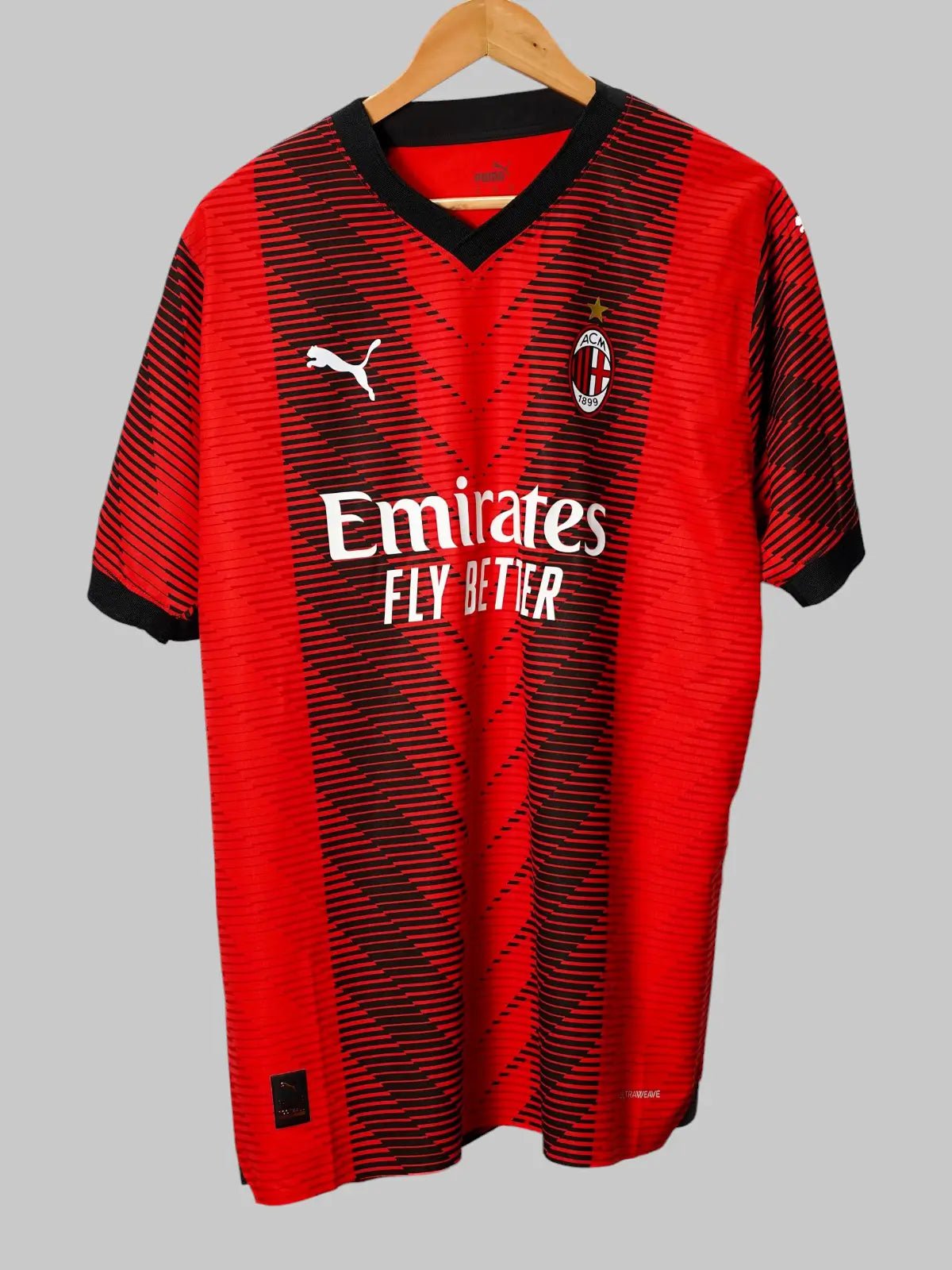 2023/24 AC Milan Reijnders #14 Home Shirt Player Issue (XL) Puma