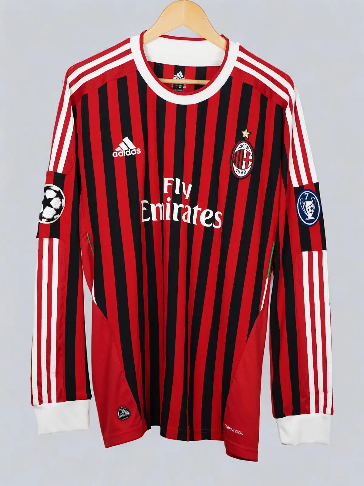 AC Milan L/S Home Shirt 2011/12 Ibrahimovic 11 (XL)