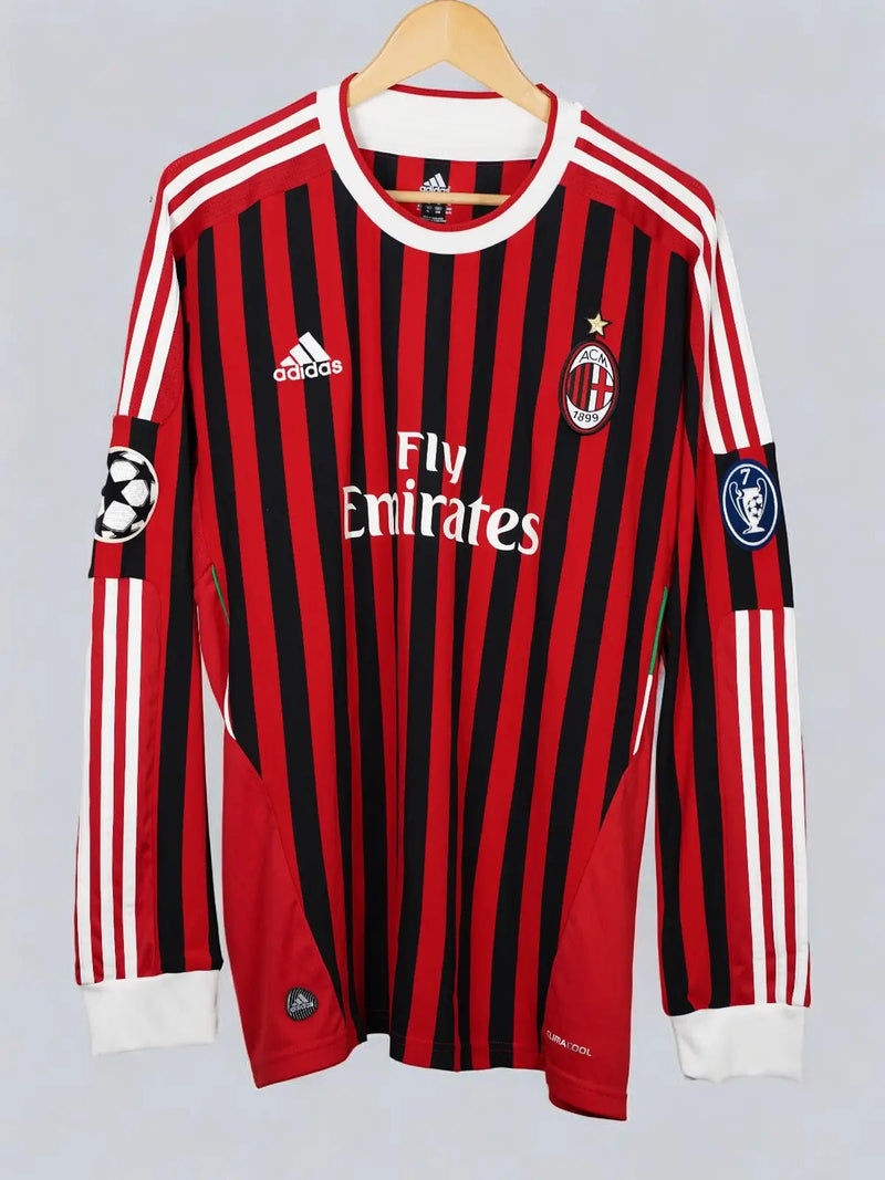 AC Milan L/S Home Shirt 2011/12 Ibrahimovic 11 (XL)