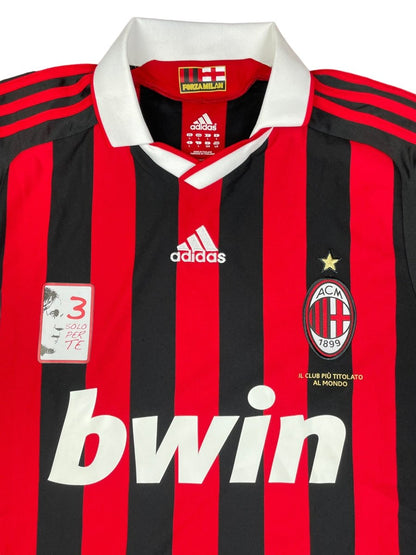 AC Milan Maldini Testimonial Home Shirt 2009/10 Maldini #3 BNWT- 10/10 - L