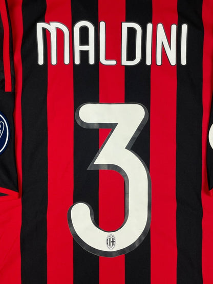 AC Milan Maldini Testimonial Home Shirt 2009/10 Maldini #3 BNWT- 10/10 - L