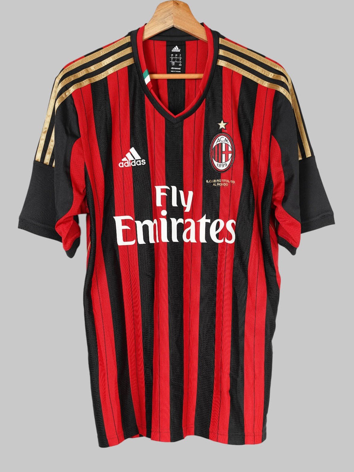 2013/14 AC Milan Matri #9 Home Shirt Signed (L) Adidas | First11