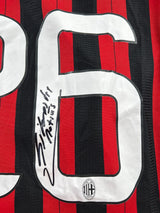 AC Milan Signed Home Shirt 2013/14 Silvestre 26 (L)